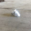 1906 Whiting Duchess demitasse spoon transformed into artisan sterling silver botanical ring - Sterling spoon ring - handcrafted from upcycled vintage silverware - Laughing Frog Studio