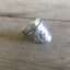 Duchess pattern sterling silver spoon ring made from vintage Whiting demitasse - Sterling spoon ring - handcrafted from upcycled vintage silverware - Laughing Frog Studio
