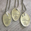 Handcrafted WINE WEEKENDS & LAKE DAYS stamped spoon necklace with pewter wine glass charm on vintage ball chain, upcycled silverplate jewelry