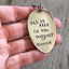 Stamped Spoon Necklace - ALL IS FAIR IN THE PURSUIT OF HUMOR - #2681