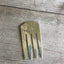 Handcrafted vintage silverplate fork bookmark stamped BOOK DRUNKARD - gift for book lovers