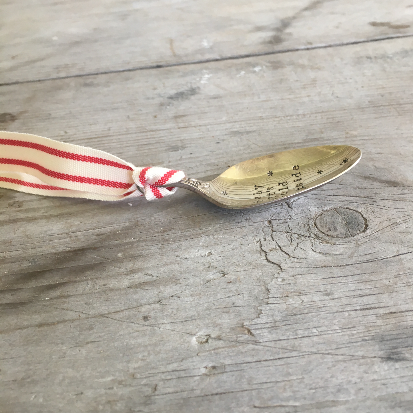Stamped Spoon Ornament - BABY IT'S COLD OUTSIDE