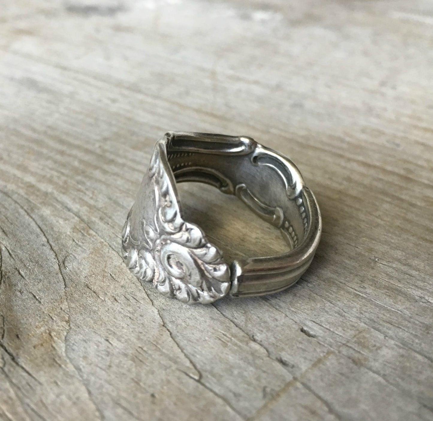 Spoon Ring from Antique Spoon William A. Rogers Carlton 1898