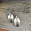 Pair of Keys To The Castle hand-stamped spoon keychains handcrafted from upcycled vintage silverware home gift