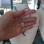 Circle Stamped Spoon Necklace with Heart