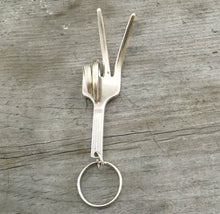Fork Peace Keychain