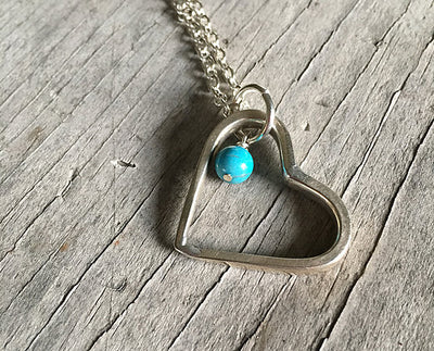 Fork Tine Heart Necklace - #3502