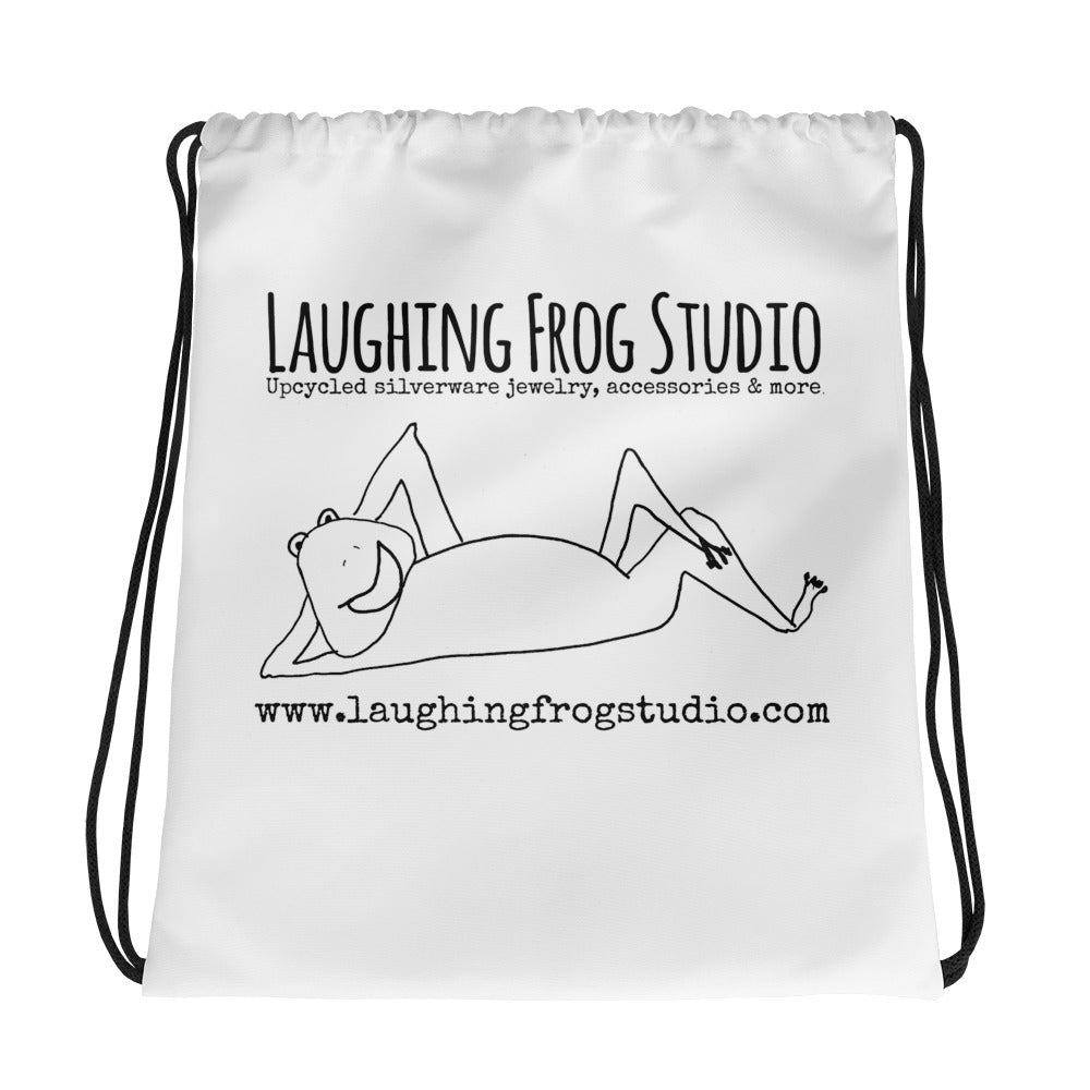 Laughing Frog Studio LOGOware Drawstring bag