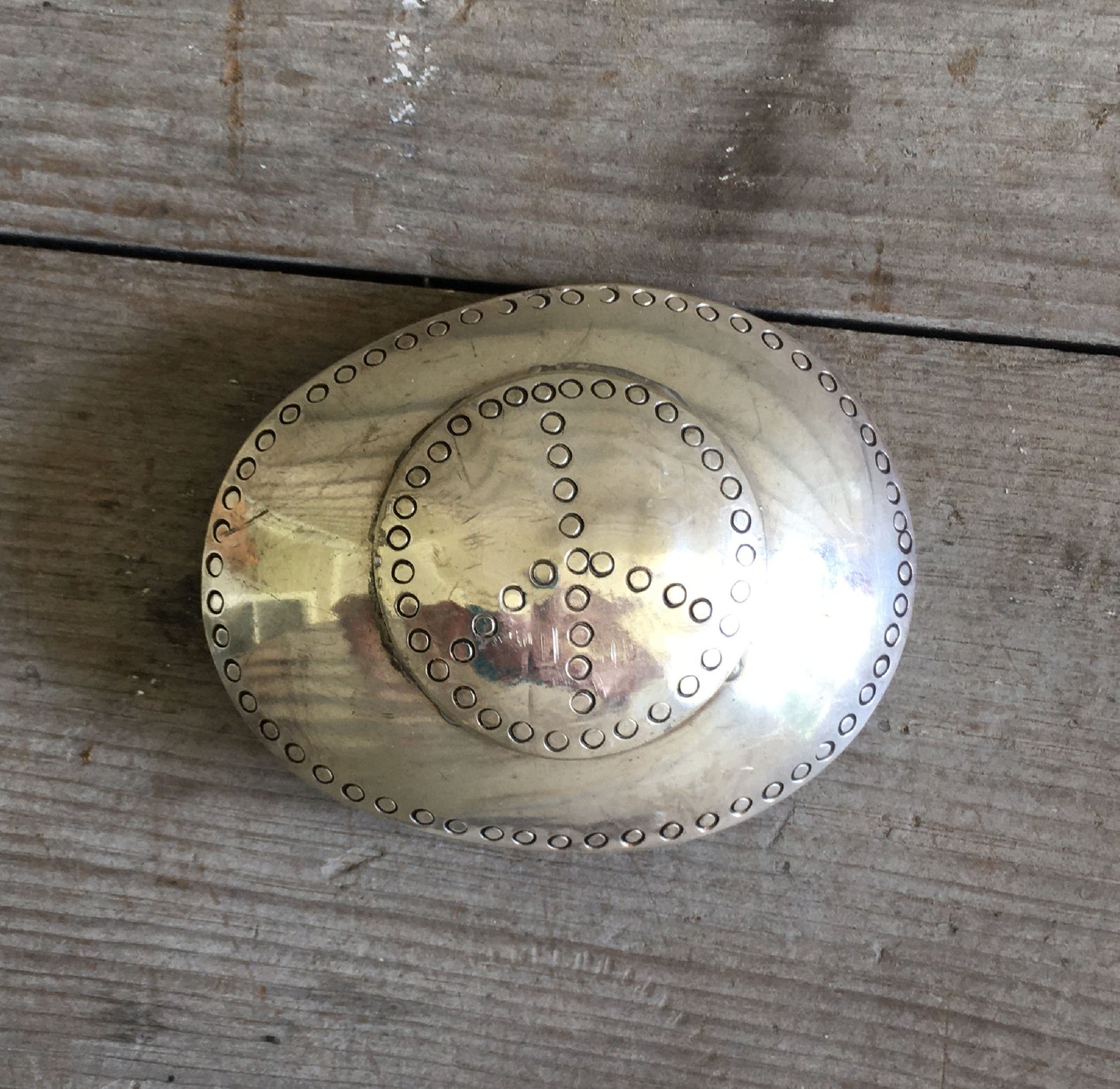 Spoon Belt Buckle - PEACE-  #1860