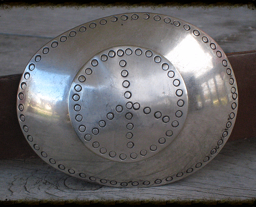 Spoon Belt Buckle - PEACE-  #1860