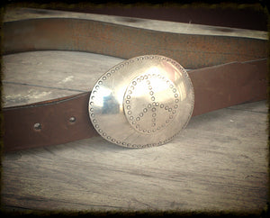 Spoon Belt Buckle - PEACE-  #1860