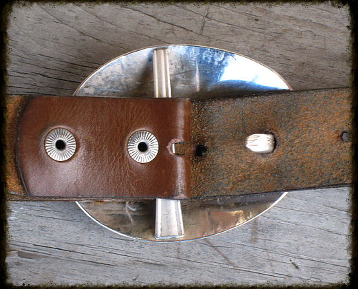 Spoon Belt Buckle - PEACE-  #1860