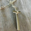 Scrap Cross Necklace - #4134