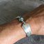 Spoon Bracelet with Glass bead on Model