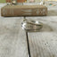 Spoon cuff bracelet handstamped PEACE
