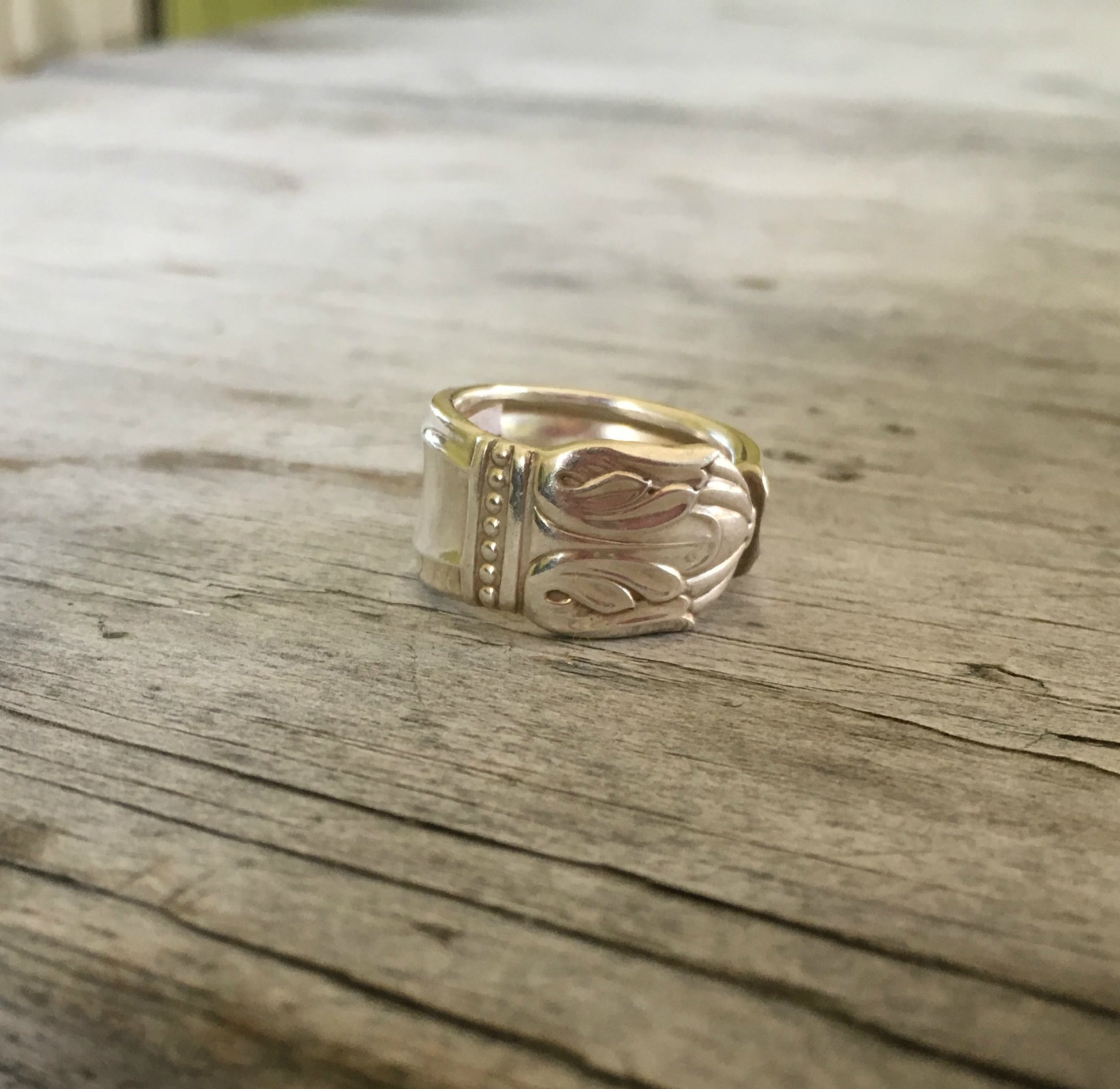 Spoon Ring Danish Princess Size 7