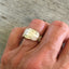 Spoon Ring Size 7 shown on Model