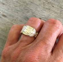 Spoon Ring Size 7 shown on Model