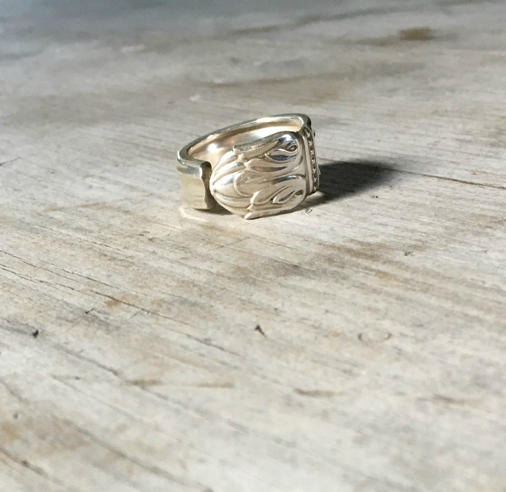 Classic Spoon Ring Upcycled from Danish Princess Spoon
