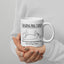 White glossy mug